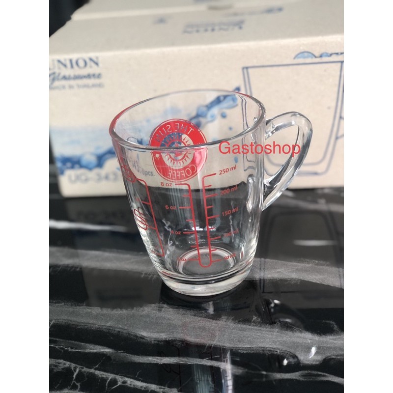 Cups, Mugs & Glasses 15 บาท แก้วเดอะซันมีสเกล 250 มล. หรือขนาด 8 ออนซ์ ใช้ได้ทั้งร้อนและเย็น พร้อมส่ง…!!! Home & Living