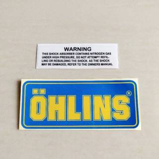 สติกเกอร์คําเตือน OHLINS คุณภาพดีที่สุด