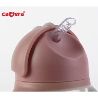 CAMERA | ถ้วยหัดดื่ม | แก้วหัดดื่ม พร้อมหลอดกันสำลัก สำหรับเด็กเล็ก มีฝาสไลด์ สามารถกดเปิดหรือปิดได้