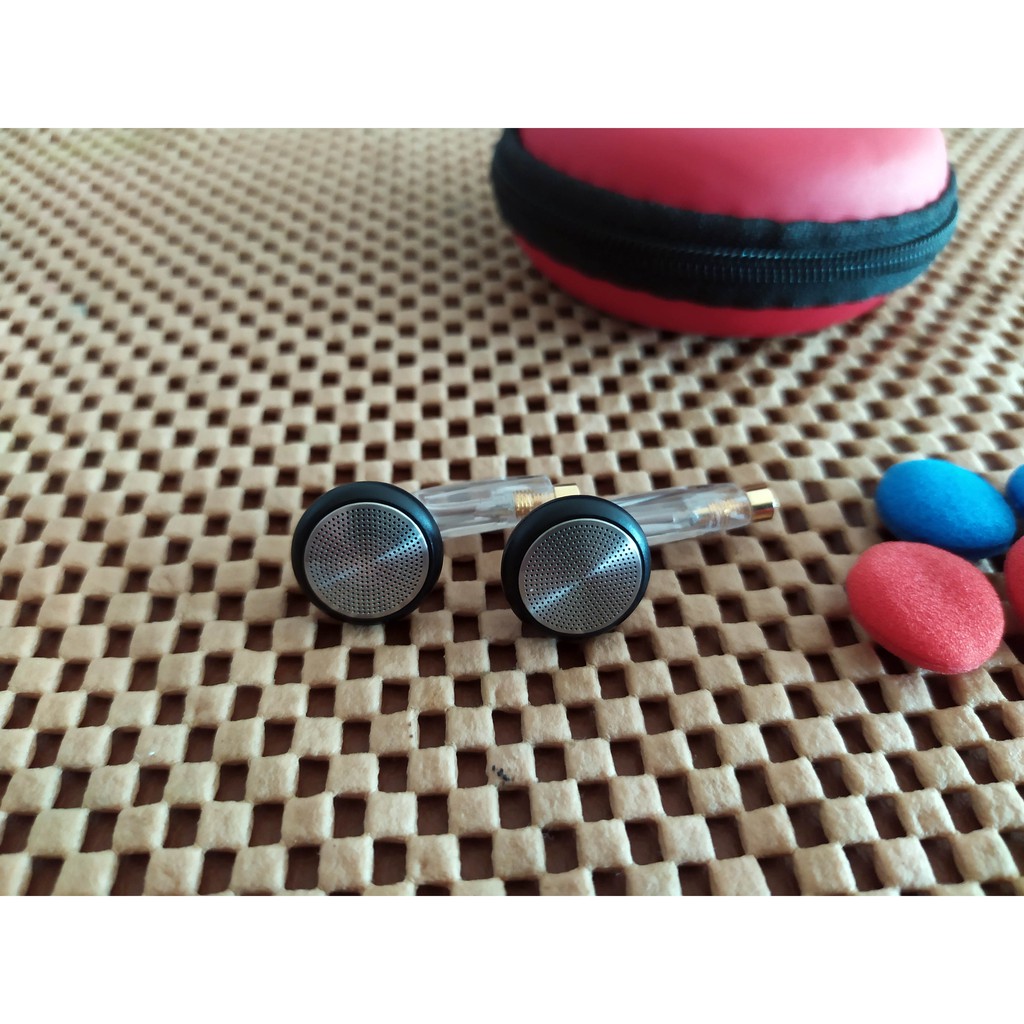 หูฟัง MMCX MX500 DIY บอดี้ใส ตะแกรงเลส