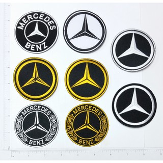 Mercedes Benz Logo Ducati BMW Audi motor racing sport โลโก้เบนซ์ โลโก้ ตัวรีดติดเสื้อ เย็บติดเสื้อ อุปกรณ์ตกแต่งเสื้อ