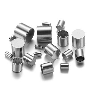 ปลอกหางปลาสแตนเลส 20-30ชิ้น สำหรับDIYเครื่องประดับ ปลอกสายสร…