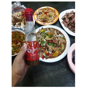 💥พร้อมส่ง💥ปลาร้าแม่อิพิม โดยพิมรี่พาย น้ำปลาร้าแม่อีพิม 400มล./ "Mea E Pim" pasteurized anchovy sauce thumbnail 4