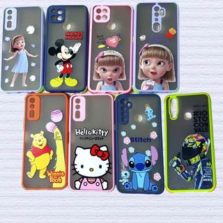 TT.เคสสกีน OppoA16K Reno7Z(5G) Reno8Z(5G) A76 A96 เคสการ์ตูน เคสออปโป้ เคสหลังขุ่น เคสกันกล้อง เคสโทรศัพท์