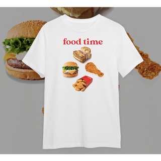 food time 🍗🍔🥪🍟 เสื้อยืด Oversize