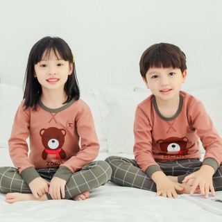 Kids Pyjamas Set -BEAR ชุดนอนเด็กผ้านิ่ม ใส่สบาย