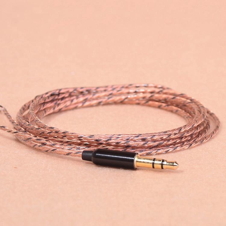 DIY HIFI 3.5mm earphone cable 40 core earbuds wire subwoofer headphone unit wire