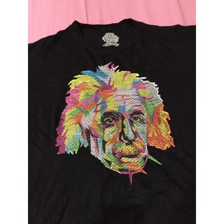 เสื้อยืดผ้าฝ้าย เสื้อยืดมือสอง ALBERT EINSTEIN Size XL มือ2