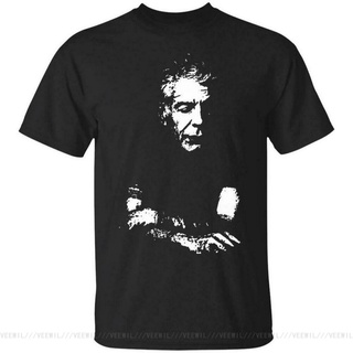 เสื้อยืดผ้าฝ้ายพิมพ์ลายแฟชั่น 【เสื้อยืดบูติก】เสื้อยืด พิมพ์ลาย Anthony Bourdain Black Made In USA Christmass ขนาดใหญ่ ขอ