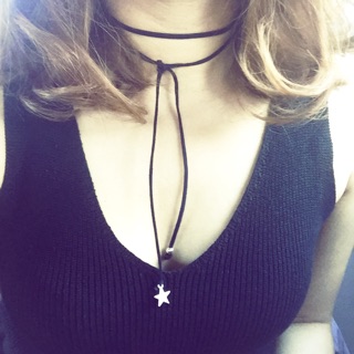 Twinkle star choker necklace