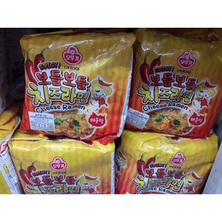 โอโตกิ สไปซี่ ชีส ราเมง แพ็ค 4 / Ottogi Spicy Cheese Ramen 111 g. Pack 4