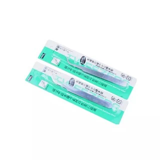 คีม จับช่อขนตา สีเงิน คีมจับอุปกรณ์ติดเล็บ งอ/ตรง (รุ่นธรรมดา)
