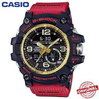 【Ready Stock】Casio G-SHOCK GG-1000 MUDMASTER Red Mens Watch Men Sport