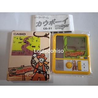 CASIO CG-51 Dandy Cowboy LCD game Game &amp; Watch Casio Dandy cowboy Solar Power เกมกดแดนดี้ คาวบอย เกมกดพลังงานแสงอาทิตย์