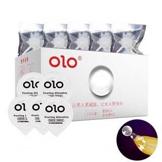 พร้อมส่ง Ultra Thin Comfortable Condom - ชุดถุงยางอนามัย ผิวเรียบ + ลูกปัดนิ่ม(กล่อง 10 ชิ้น)