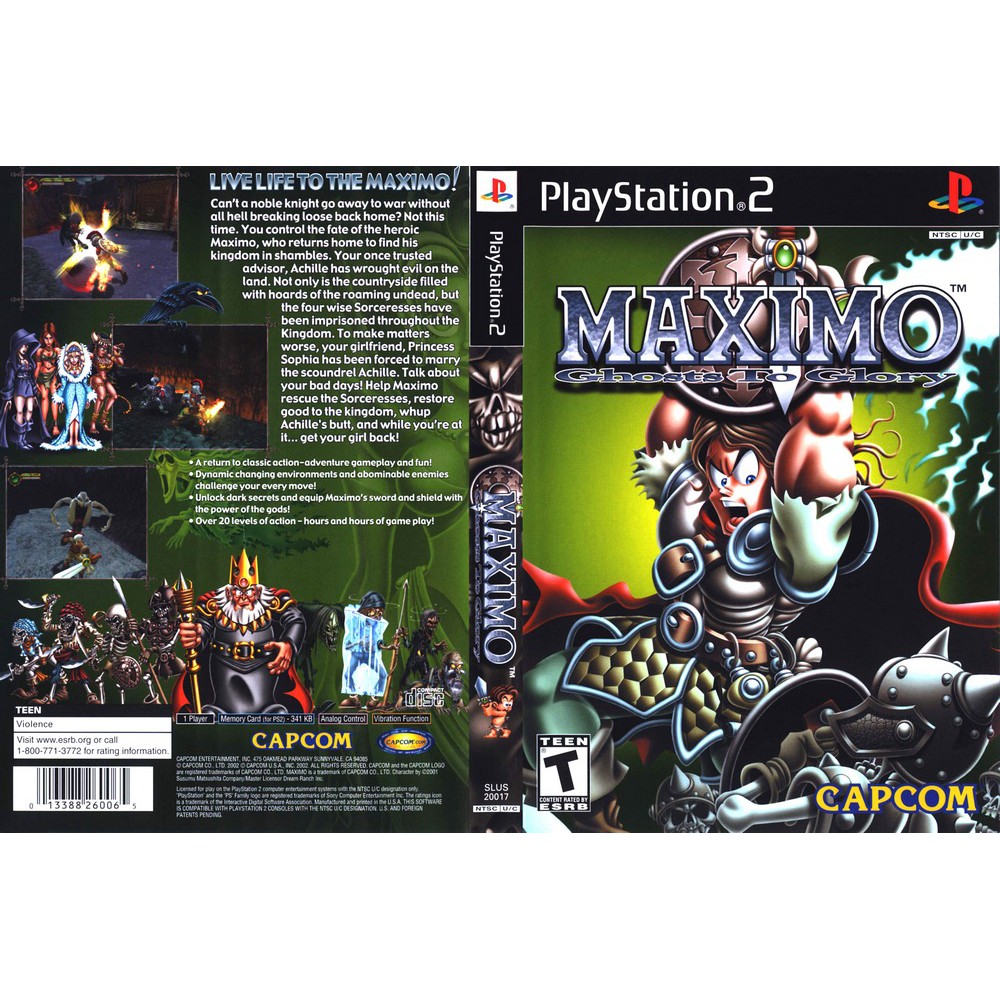 แผ่นเกม PS2 [Maximo - Ghosts to Glory (USA)]