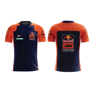 MOTOSHIRT KTM-B01-19 เสื้อขี่มอเตอร์ไซต์ MOTOGP เสื้อคอกลมแขนสั้น