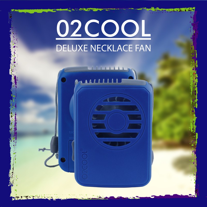 [ร้านค้าอย่างเป็นทางการ] พัดลมสร้อยคอ O2COOL Deluxe