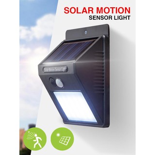 โคมไฟโซล่าเซลล์ติดเซนเซอร์ Solar Motion Sensor Light