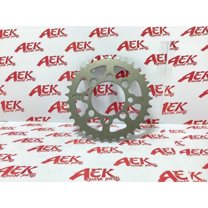 สเตอร์หลัง 415-33ฟัน โนวา/ดรีม/เวฟ100/แดช/LS/โซนิค สเตอร์ AEK ทำจากเหล็กแข็งอย่างดี ชุบแข็งพิเศษ แข็งแรง ทนทาน