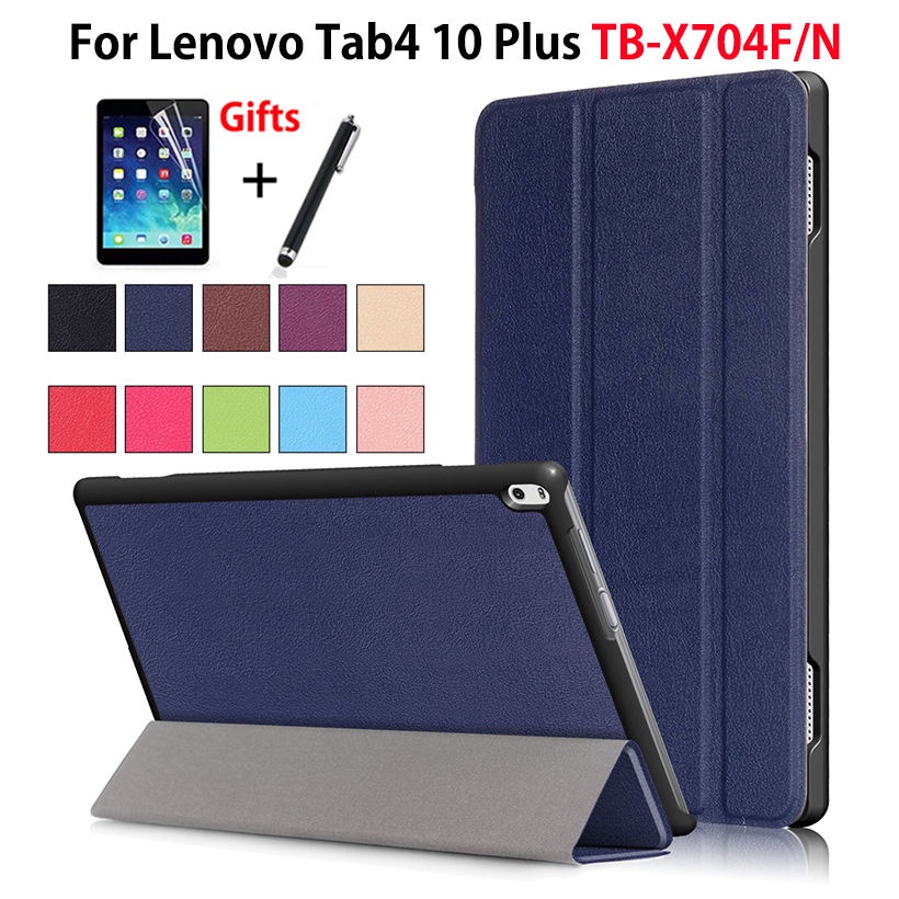 Case For Lenovo TAB4 Tab 4 10 Plus TB-X704L Cases 10.1" TB-X704F TB-X704N Smart Cover Funda Tablet P