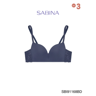 Sabina เสื้อชั้นใน Wireless Bra (ไม่มีโครง) รุ่น Modern V รหัส SBI91168BD สีน้ำเงินเข้ม