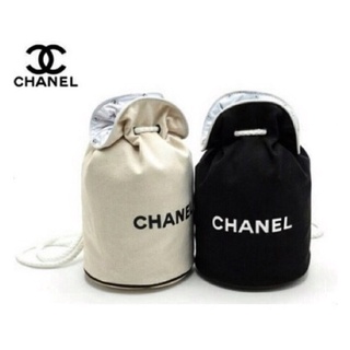 กระเป๋าผ้า CC Makeup Canvas Drawstring Bag Counter VIP Gift แท้ 100% สินค้ามีพร้อมส่งในไทยค่ะ