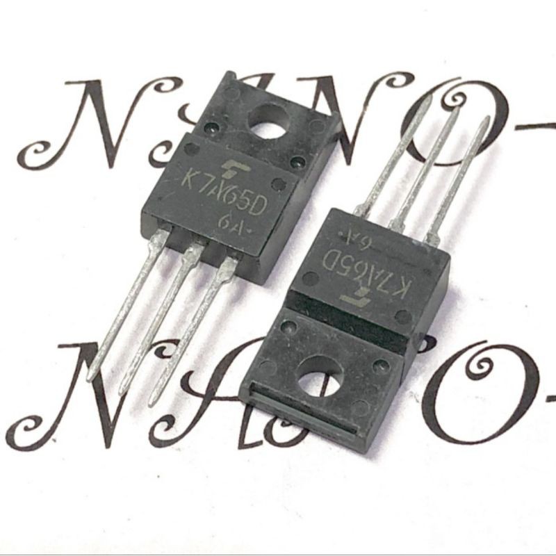 ทรานซิสเตอร์ K7A65D K7A65 Mosfet N-Channel TO-220F