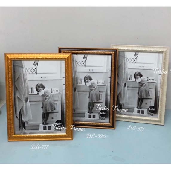 กรอบรูปเพื่อใส่ใบประกาศ ภาพงานพิธีต่างๆ ขนาดภาพ 10x15",10x12", A4 ,8x12",8x10",A5,6x8" พร้อมกระจกใส ขาตั้งหูแขวนผนัง **