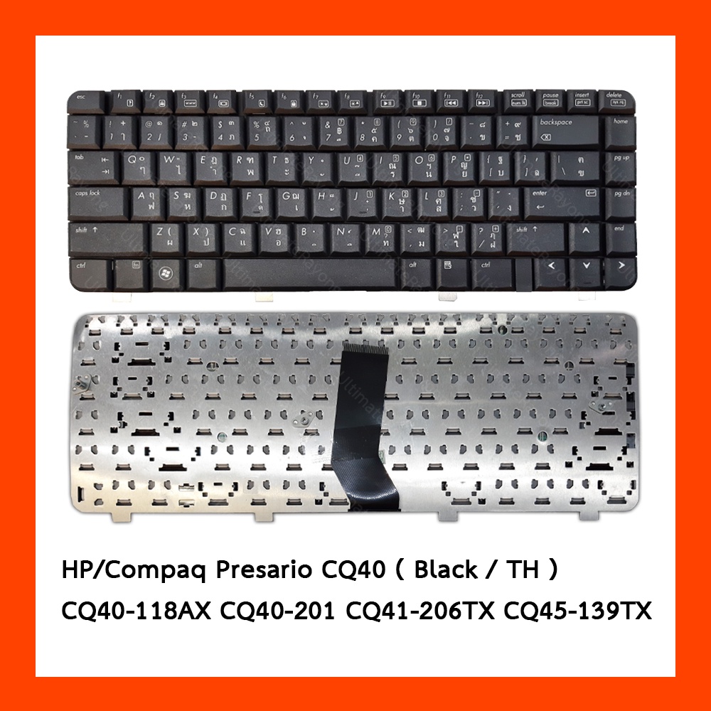 Keyboard HP Compaq Presario CQ40 CQ45 Black TH แป้นไทย