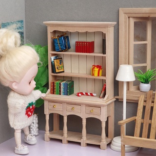 ของเล่นตุ๊กตา ของจิ๋ว ชั้นวางของ ของตกแต่งตุ๊กตา dollhouse A19