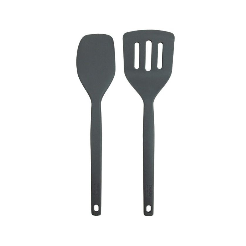 Tovolo 60023-200เซ็ทตะหลิว&ทัพพีซิลิโคนดำ นำเข้าจากอเมริกา ได้รับรองจาก FDA มีรับประกัน ราคาถูกที่สุด มีส่งฟรี