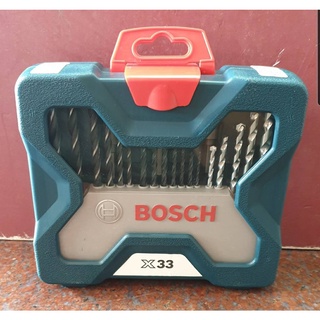 ชุดดอกสว่าน+ดอกไขควง 33ชิ้น BOSCH X-Line 33 #2 607 017 398