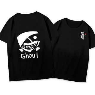 เสื้อแขนสั้น เสื้อหญิงและชาย Tokyo Ghoul Unisex short sleeves Anime รูปแบบใหม่ ยอดฮิต &lt;2022&gt;