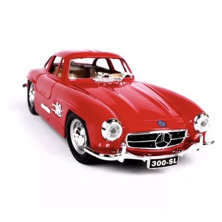 โมเดลรถเหล็กMercedes-Benz 300 SL(ปี1954)สเกล1/24 รายละเอียดสวยประตูเปิดแบบปีกนกฝากระโปรงหน้าเปิดได้เป็นงานสำหรับตั้งโชว์