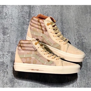 "Nuclear War Crisis" DEFCON x Vans Sk8-Hi Notchback Pro รองเท้าลําลอง ข้อสูง สไตล์คลาสสิก สําหรับผู้ชาย และผู้หญิง -1621