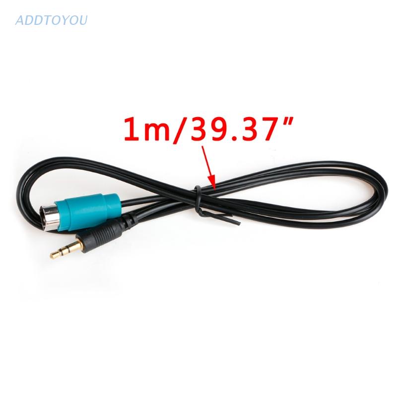 สายเคเบิลเสียง 1 สาย KCE-236B ALPINE KCE-36B ความเร็วเต็ม MP3 3.5 มม.