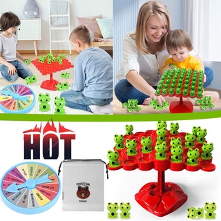 Childrens Tole Frog Balance Tree Puta Stacked Leisure Parent-Child Interactive Desktop Toys