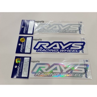 สติ๊กเกอร์RAYSของแท้จากญี่ปุ่น