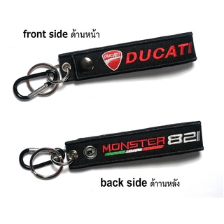 พวงกุญแจ DUCATI MONSTER 821 ดูคาติ มอเตอรไซค์ บิกไบค์ MOTORCYCLE BIKER KEYCHAIN