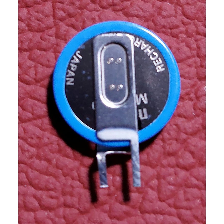 ถ่านกระดุม แบตเตอรี่ลิเธียม  ML1220  3V  rechargeable lithium battery with welding leg feet foot