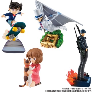 ของแท้จากญี่ปุ่น🧡 ครบชุด Megahouse Detective Conan Secret Scene Box Vol.1 (4 Pcs) ฟิกเกอร์จากโคนัน