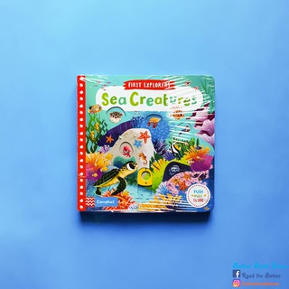 First Explorers: Sea Creatures 🐠🦐🦑🦞🦀 หนังสือเด็ก บอร์ดบุ๊คพร้อมกิจกรรม ภาษาอังกฤษ