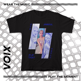 เสื้ เสื้อยืด พิมพ์ลายศิลปินเกาหลี LOONA Flip That Jinsoul Choerry Yves Chuu Gowon Olivia Hye สําหรับผู้ชายS-5XL