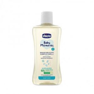 Chicco Bbm Gentle Body Washshampoo เจลอาบน้ำและแชมพูสระผมสูตรอ่อนโยนสำหรับเด็ก