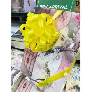 Missribbinริบบิ้นพับเหรียญ เนื้อทราย ตราระฆัง เลือกสีได้