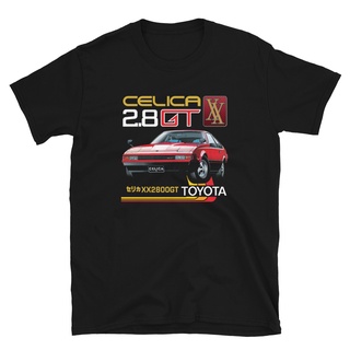 เสื้อแฟชั่นผญ2022 อื่นๆ โตโยต้าเซลิก้า Supra JDM 2.8GT แขนสั้น Unisex เสื้อยืด