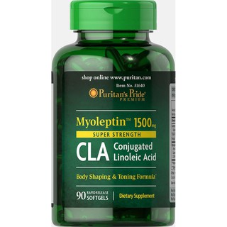 ของแท้!!! มั่นใจ Puritan MyoLeptin CLA 1500 mg 90 Softgels ลดไขมัน เร่งเผาผลาญ สารสกัดดีมากๆจาก USA