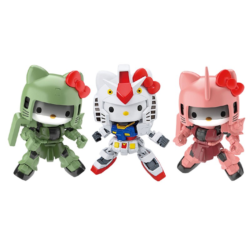 Bandai Hello Kitty x Gundam or Zaku II มี 3 แบบ (ราคาต่อแบบ