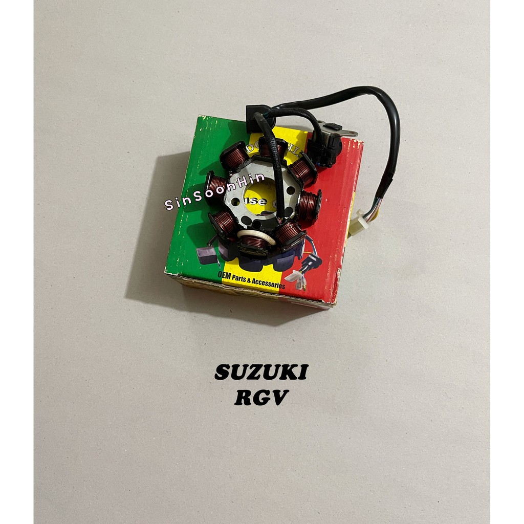 SUZUKI คอยล์เชื้อเพลิง ซูซูกิ RGV120 / ขดลวดแม่เหล็ก / คอยล์สเตเตอร์ [OEM]